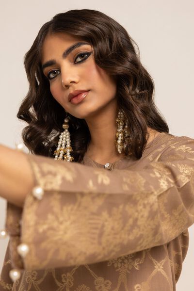 Kurta, BROWN, hi-res