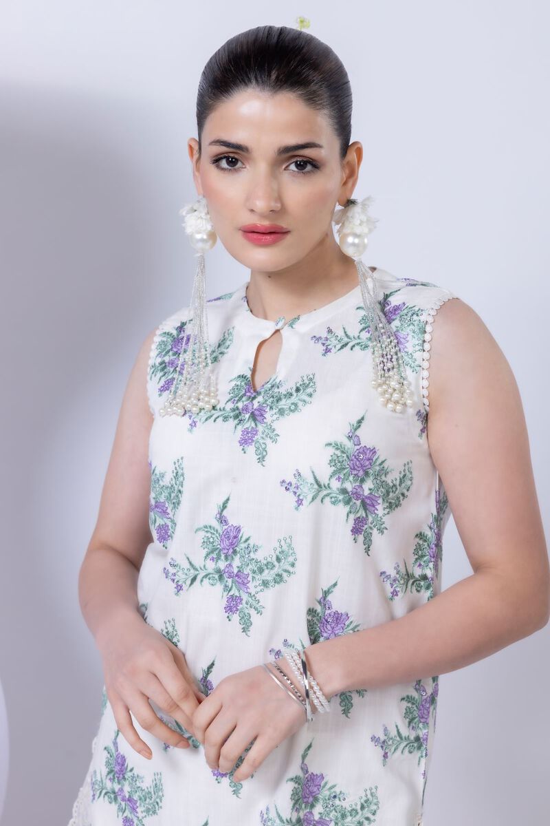 Embroidered | Crosshatch Raw Silk | Kurta | GBP 60.00