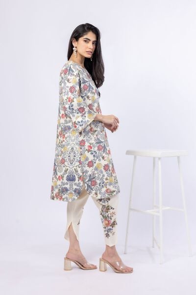 Printed | Russian Raw Silk | Pants | GBP 20.00