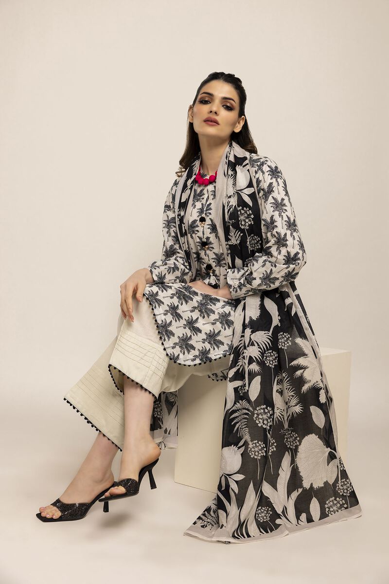 Printed | Cambric | Fabrics 3 Piece | null