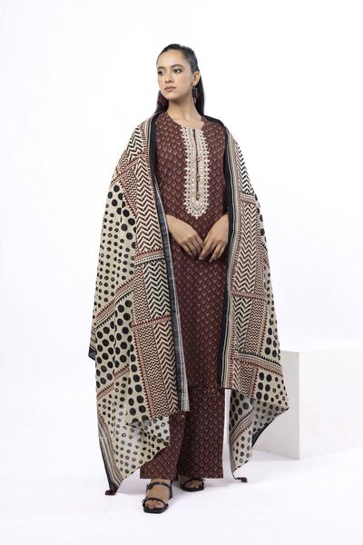 Embroidered | Light Khaddar | Tailored 3 Piece | GBP 40.00