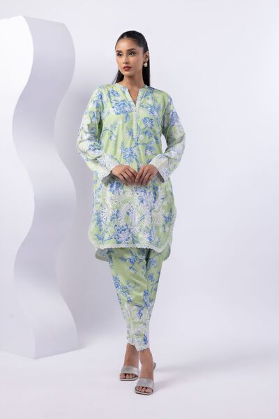 Embroidered | Crosshatch Raw Silk | Kurta | GBP 60.00