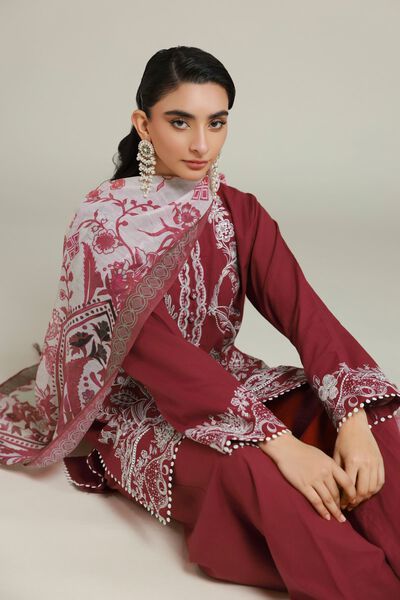 Embroidered | Cambric | Tailored 3 Piece | GBP 60.00