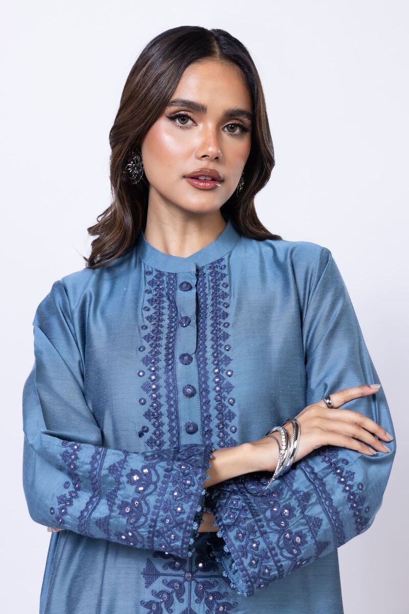 Embroidered | Raw Silk | Kurta | GBP 19.50