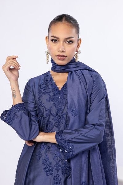 Embroidered | Cotton Net | Dupatta | GBP 20.00