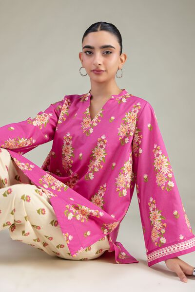 Printed | Cambric | Floral Cambric Kurta | GBP 30.00
