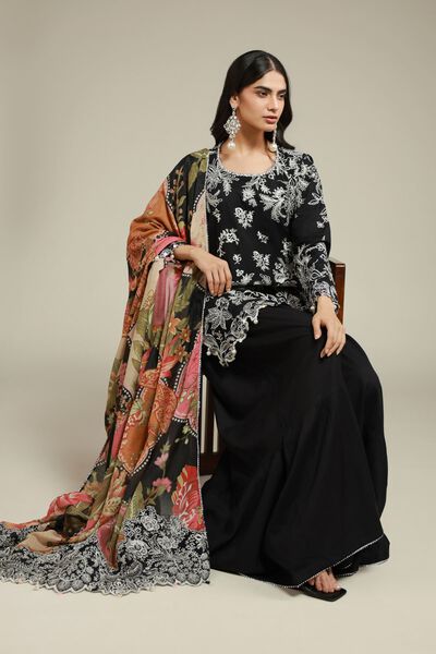 Embroidered | Raw Silk | Kurta | GBP 60.00