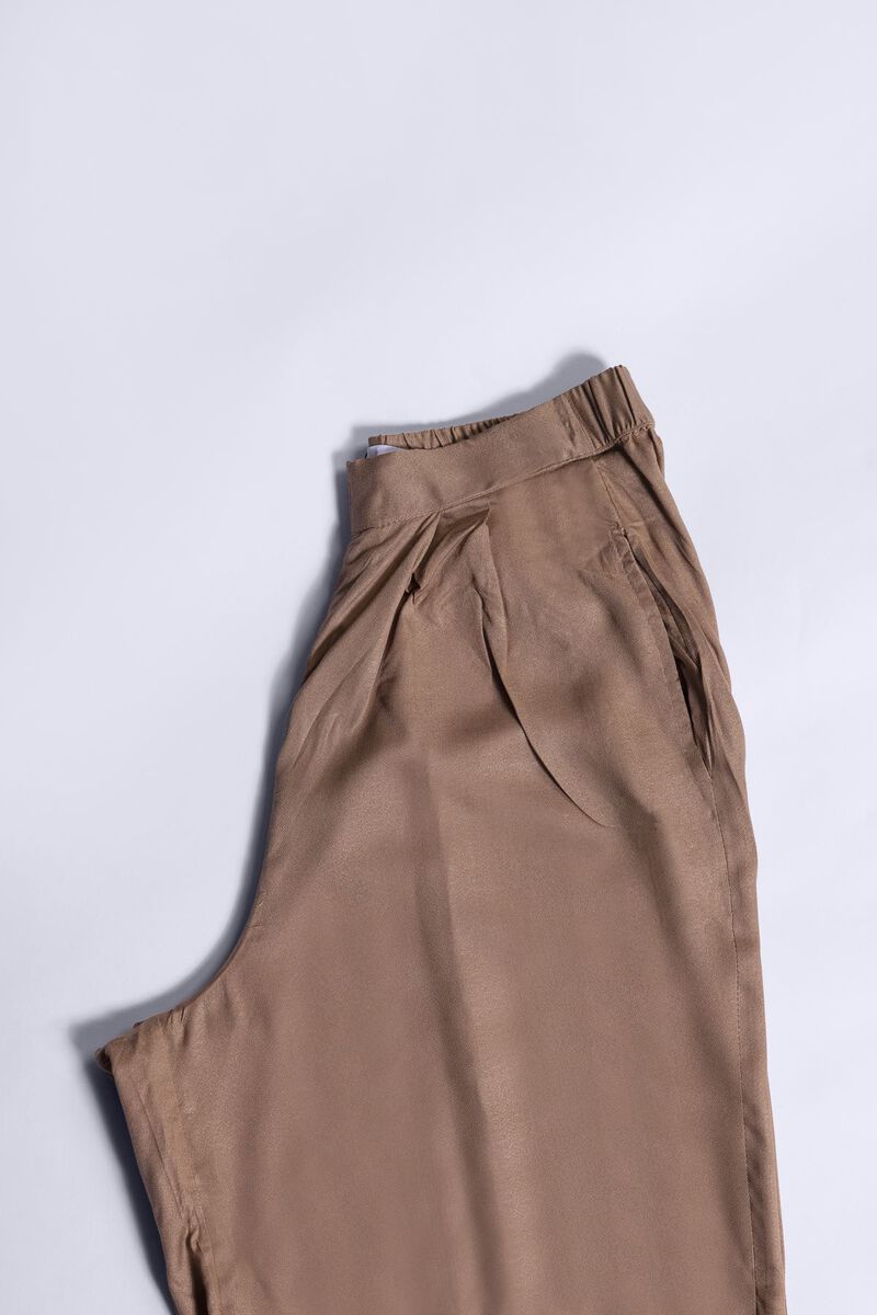Embroidered | Viscose Crepe | Trousers | null