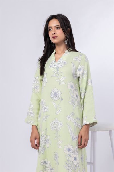 Printed | Cheese Cloth | Kurta | GBP 35.00