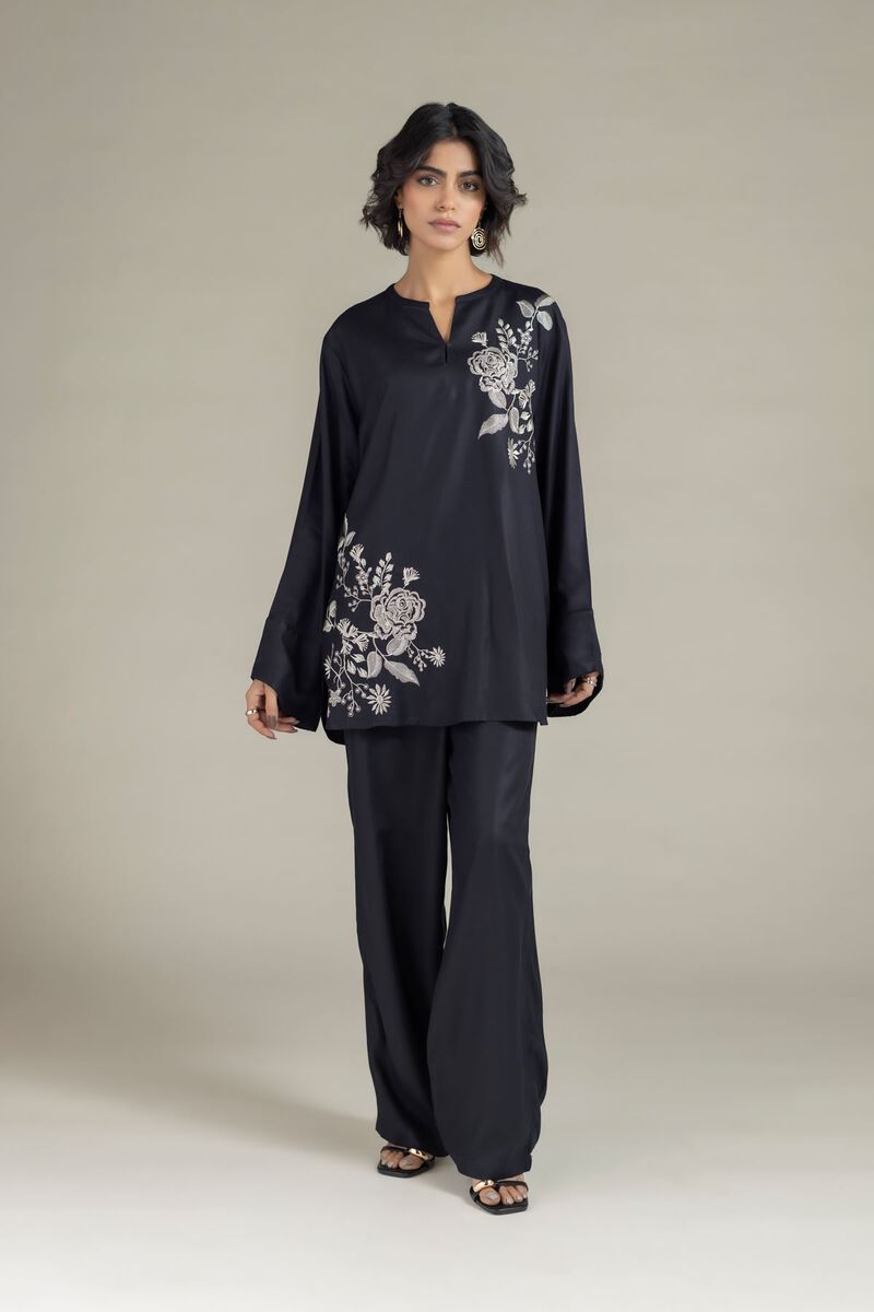 Embroidered | Viscose Crepe | Tunic | null