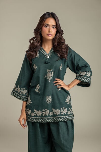 Embroidered | Khaddar | Kurta | GBP 40.00