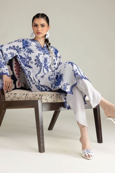 Embroidered | Raw Silk | Kurta | GBP 40.00