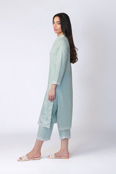 Embroidered | Cotton Dobby | Pants | GBP 12.00