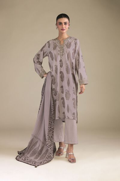 Embroidered | Cambric | Fabrics 3 Piece | GBP 40.00