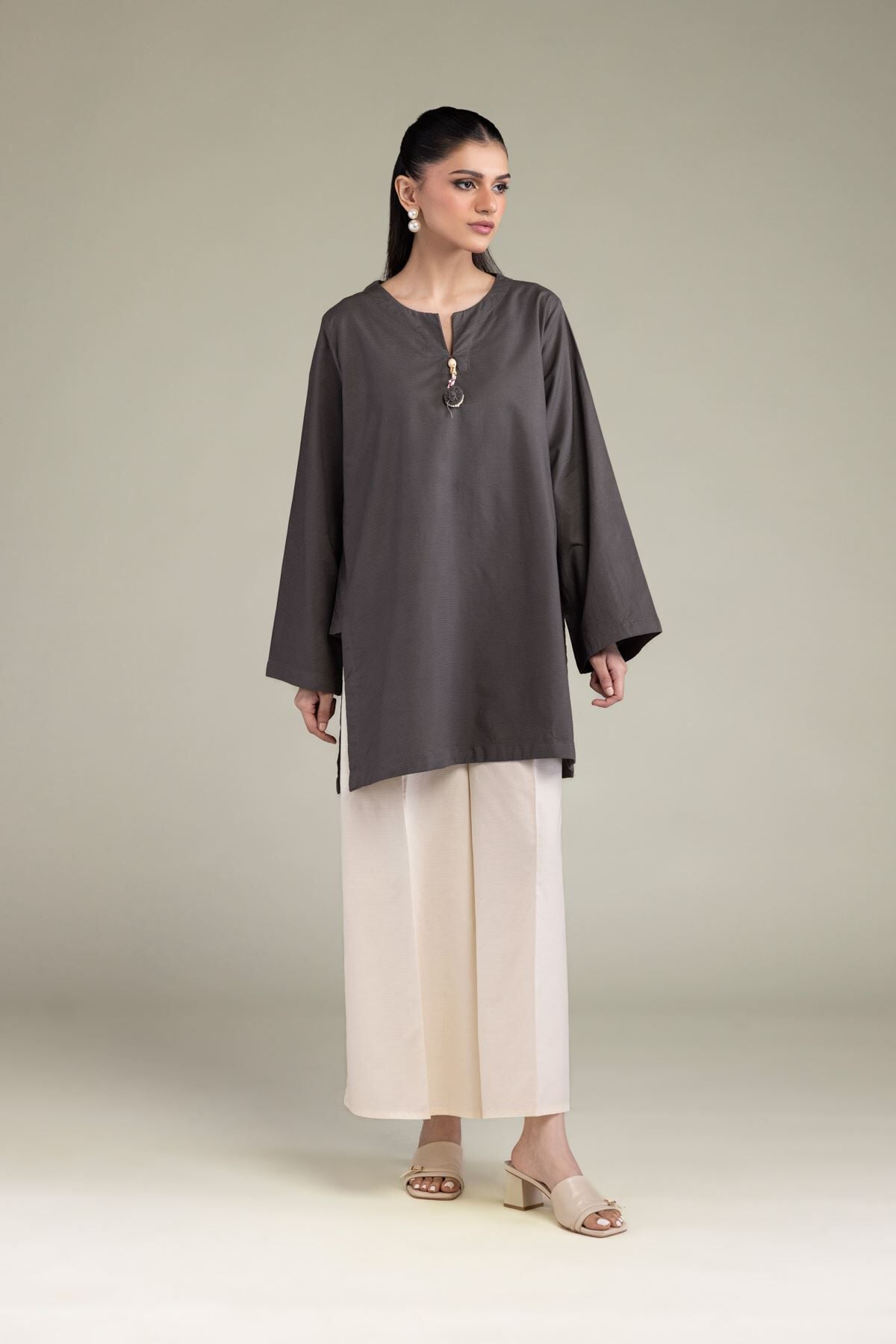 Buy Solid Cotton Pants | 25.00 GBP | 8-26-204-B-A1-VG_MULTI