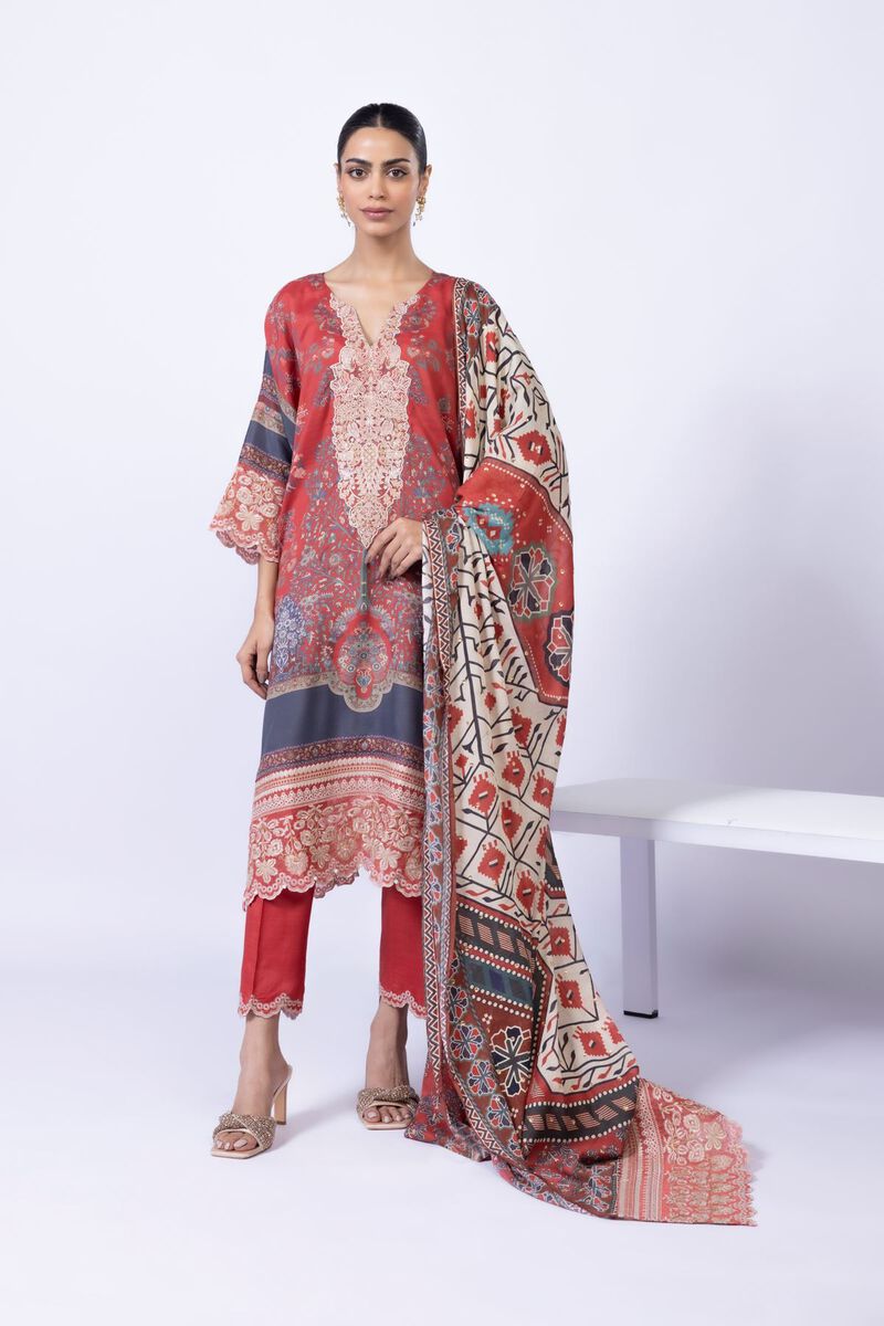 Embroidered | Light Thai Silk | Dupatta | GBP 7.50