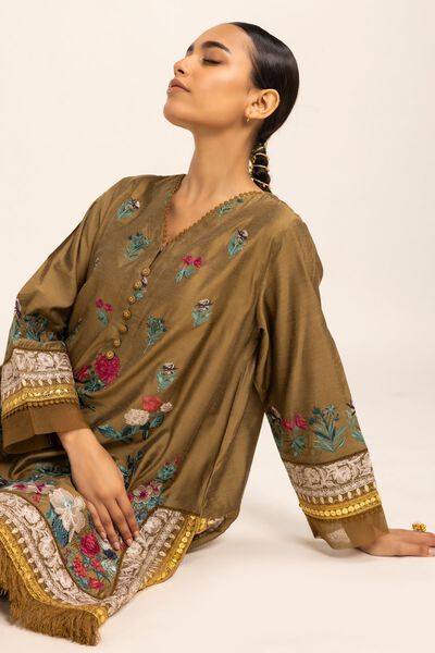 Classic Kameez, OLIVE, hi-res