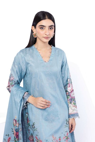 Printed | Jacquard | Fabrics 3 Piece | GBP 35.00