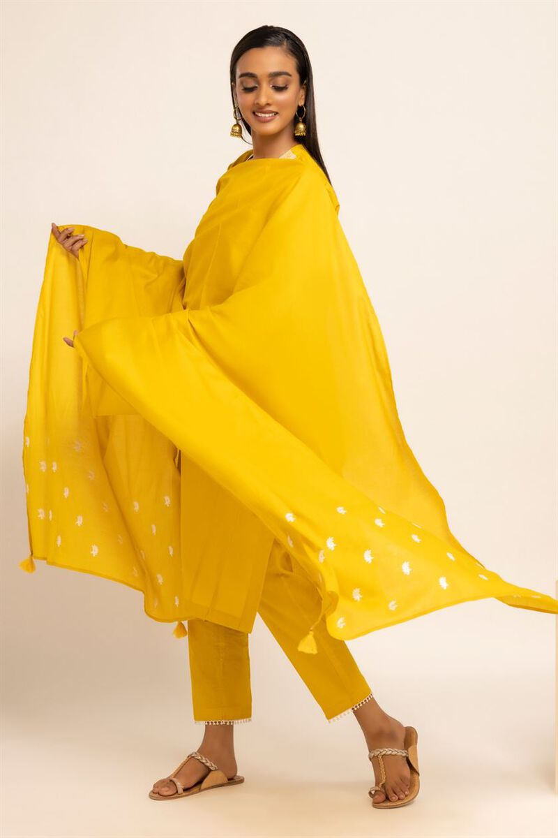 Dyed Embroidered | Lawn | Dupatta | Embroidered | null