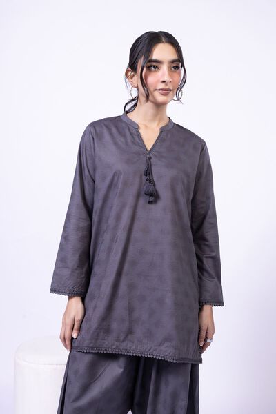 Dyed | Jacquard | Kurta | GBP 25.00