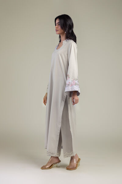 Embroidered | Cambric | Solid Cambric Pants | GBP 25.00