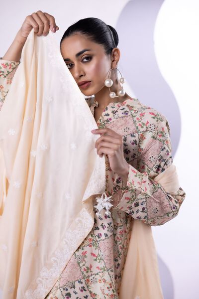 Embroidered | Light Thai Silk | Dupatta | GBP 35.00