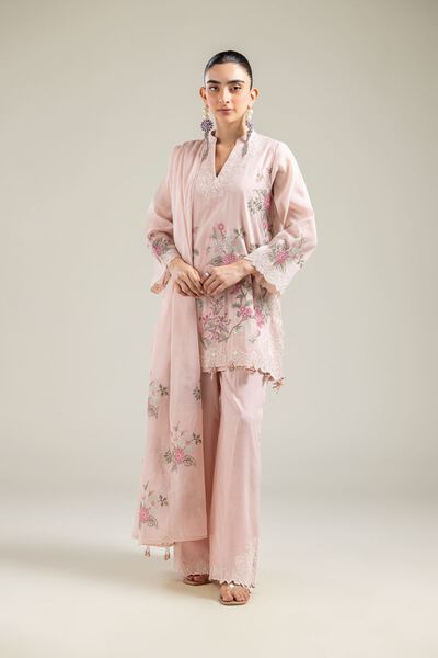 Paper Silk | Pink Festive Kurta | GBP 55.00