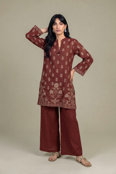 Printed | Light Khaddar | Printed Solid Pants | GBP 25.00