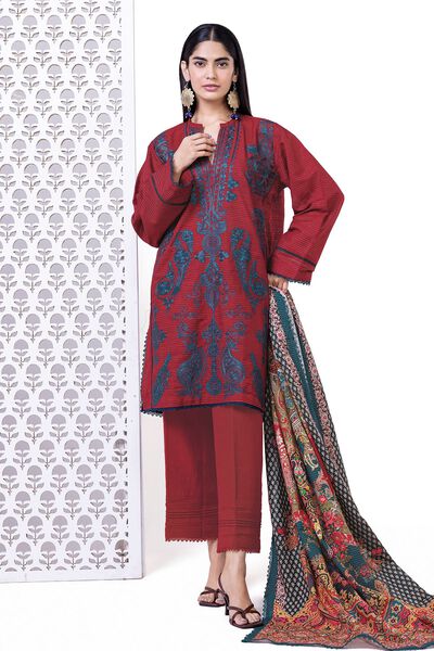 Embroidered | Light khaddar Messuri | Tailored 3 Piece | GBP 21.00