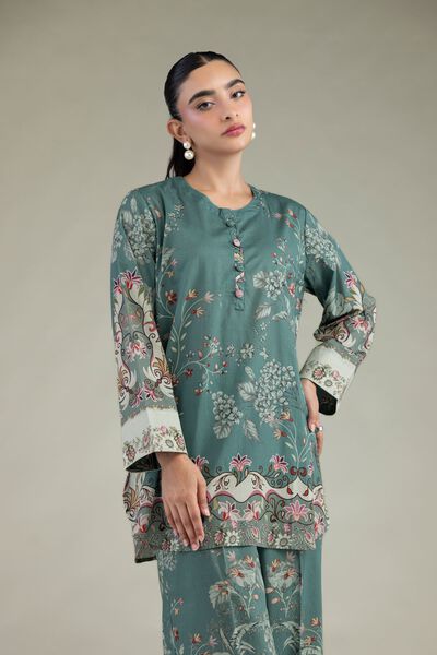 Printed | Cambric | Floral Cambric Kurta | GBP 30.00
