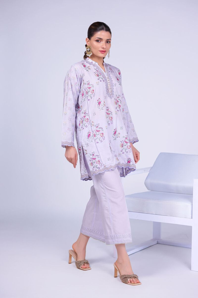 Printed | Raw Silk | Pants | GBP 20.00