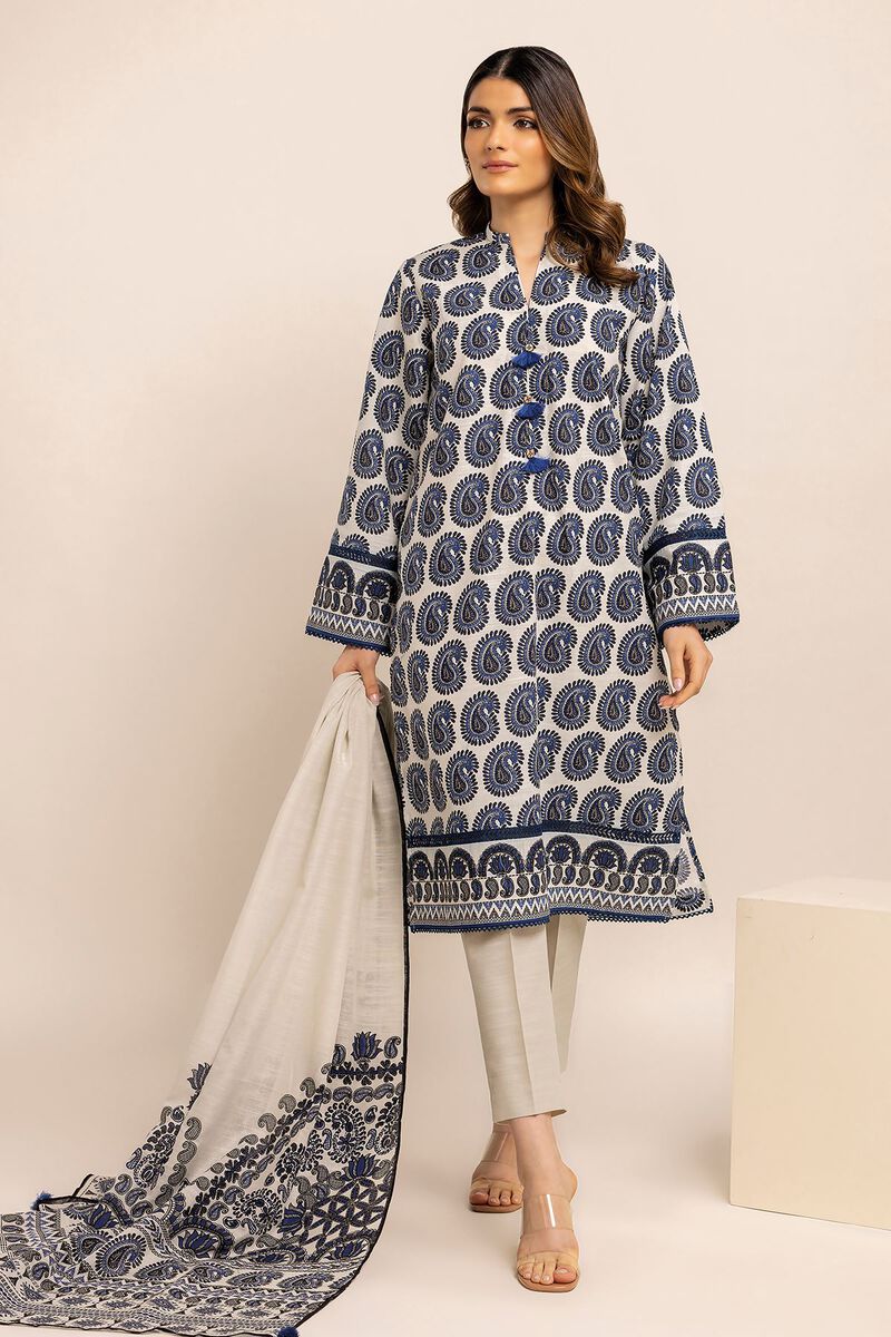 Printed | Khaddar | Fabrics 3 Piece | null