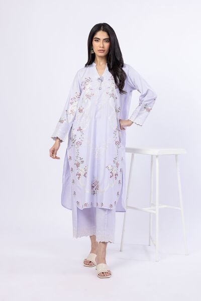 Embroidered | Raw Silk | Pants | GBP 20.00