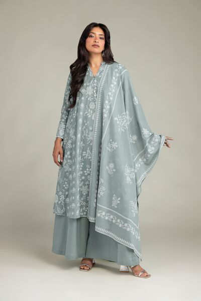 Lawn | Floral Lawn Dupatta | GBP 25.00