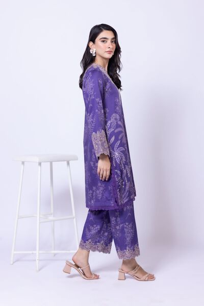 Embroidered | Cotton Satin | Pants | GBP 8.50