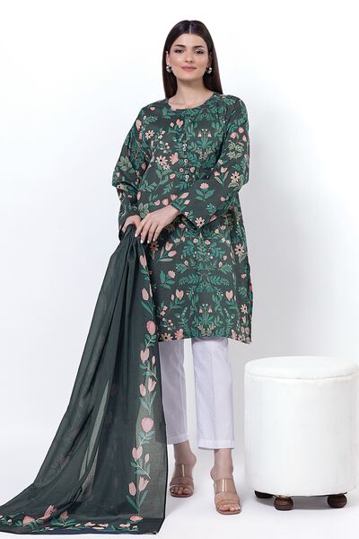Printed | Lawn | Fabrics 2 Piece | Top and Dupatta | GBP 7.50