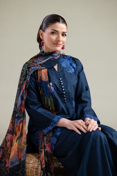 Embroidered | Chiffon | Floral Paisley Dupatta | GBP 25.00