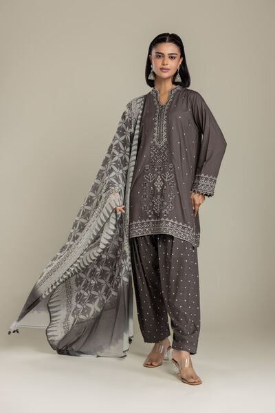 Embroidered | Raw Silk | 3 Piece Tailored | GBP 90.00