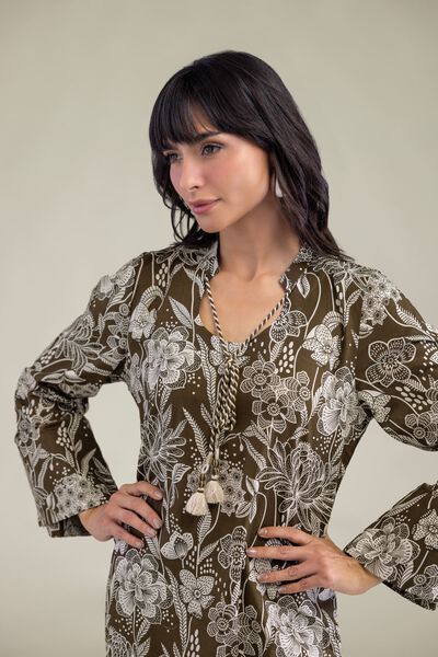 Printed | Cambric | Floral Longline Kurta | GBP 20.00