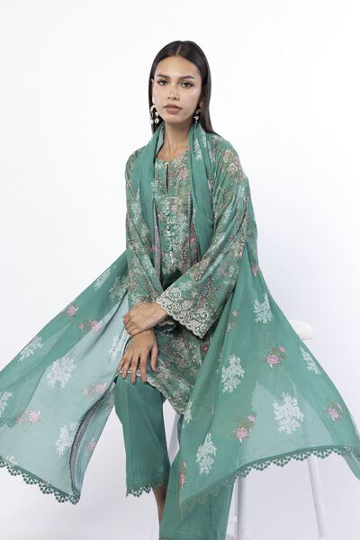 Embroidered | Lawn | Fabrics 3 Piece | GBP 12.00