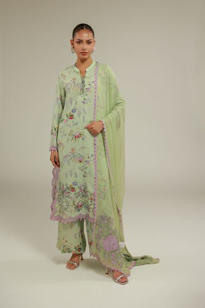 Embroidered | Chiffon | Summer Floral Dupatta | GBP 35.00
