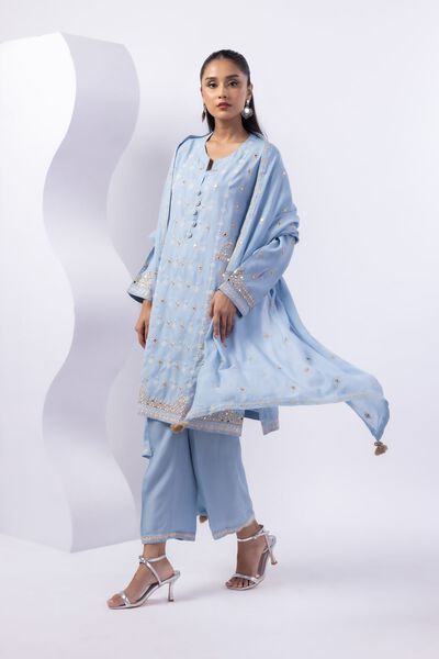 Dyed | Light Thai Silk | Dupatta | GBP 25.00