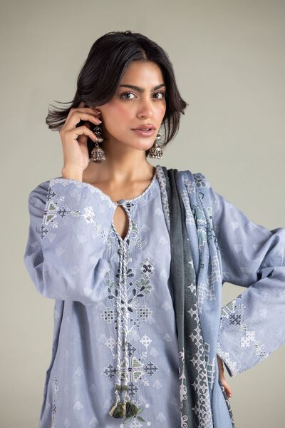 Embroidered | Broshia | Tailored 3 Piece | GBP 70.00