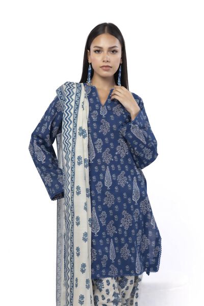 Printed | Khaddar | Tailored 3 Piece | GBP 40.00