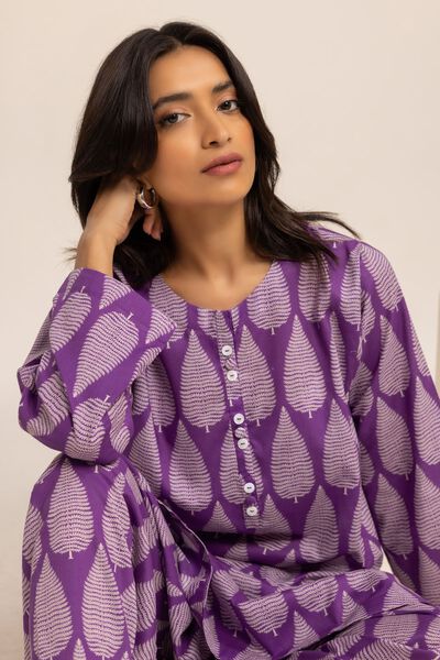 Kurta, PURPLE, hi-res