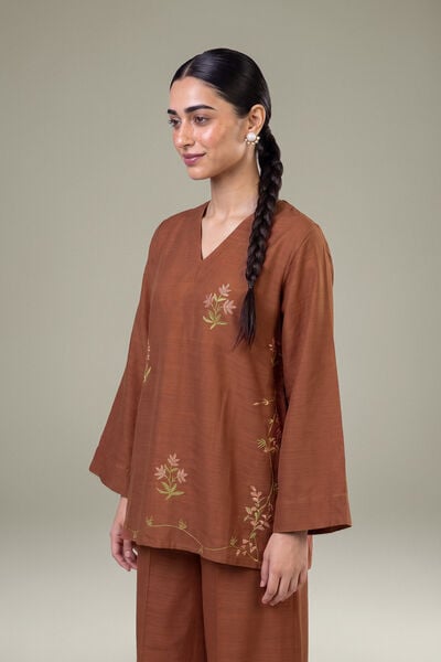 Embroidered | Light Khaddar | Short Embroidered Kurta | GBP 30.00