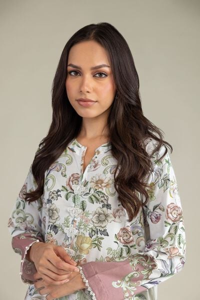 Printed | Cambric | Floral Longline Kurta | GBP 30.00