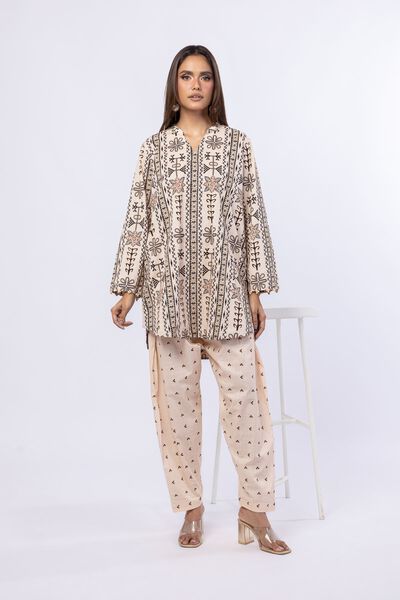 Printed | Crosshatch Poplin | Pants | GBP 12.00