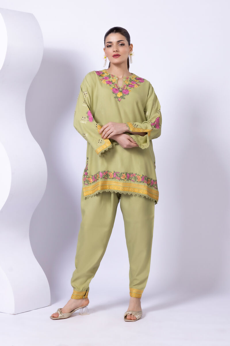 Embroidered | Viscose Oak Silk | Shalwar | GBP 20.00