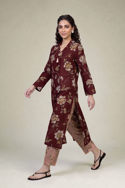 Printed | Light Khaddar | Floral Khaddar Pants | GBP 25.00
